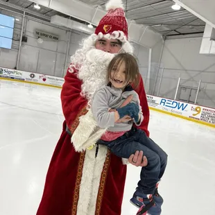 Skating with Santa
