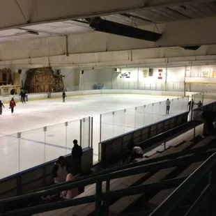 One of the two rinks.