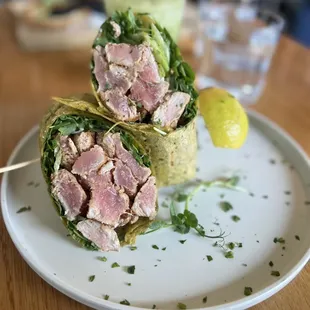 Captains Ahi Wrap $19