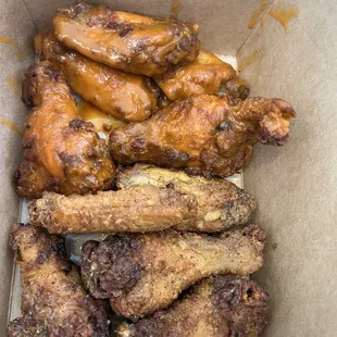 Lemon Pepper (bottom) Mild Buffalo (top)