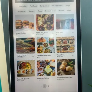 Interior ordering screen/machine