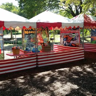 Traditional Carnival Booths