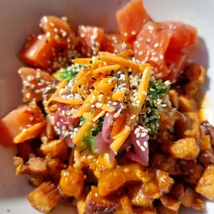 Erik's Poke Bowl ($25) Delicious!!