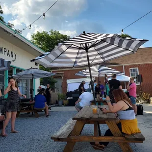 outside seating