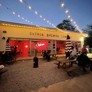 Outside