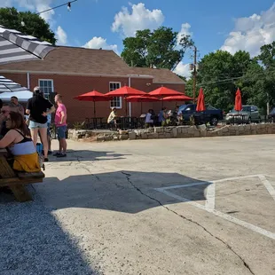 outside seating