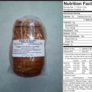 BEST Vegan Bread in the world! Free of gluten, dairy, wheat, dairy and eggs.