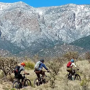 When it snows up high we ride down low