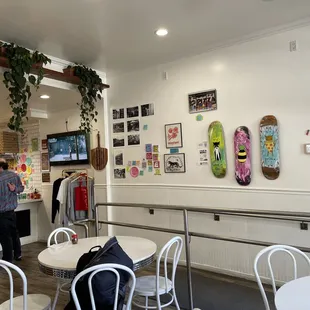 Interior of Outta Sight Pizza in San Francisco.