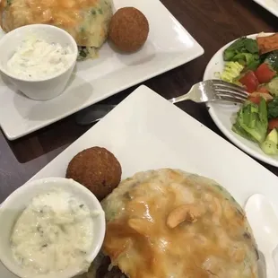 a variety of food items