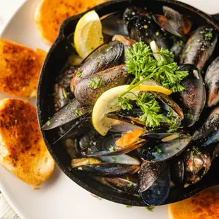 Mussels are rich in calcium, iron, Vitamin A, and Vitamin C. They're a high-quality protein packed with essential amino acids.