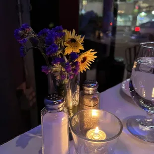 Loved the fresh flowers at the tables