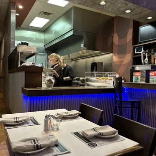 Greek kitchen creating amazing food