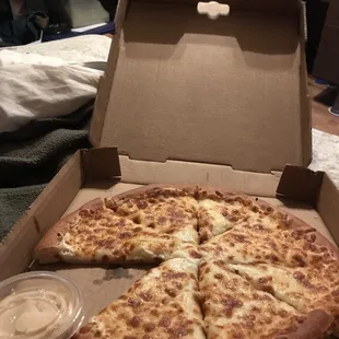 He already ate a piece before he gave it to me tho