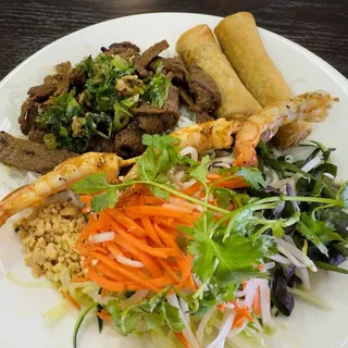 26. vermicelli with grilled shrimp & grilled pork salad bowl