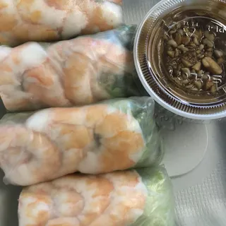 2. fresh spring rolls
