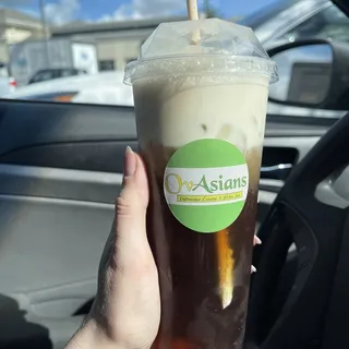 sd1. roasted oolong tea with salted cheese foam