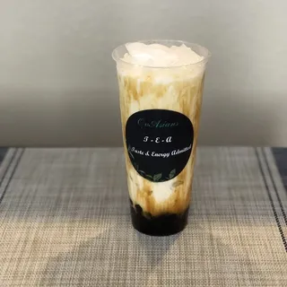 sd8. organic fresh milk with brown sugar boba