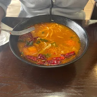 22. tom yum noodle soup