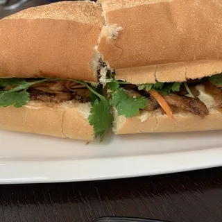 grilled pork banh mi