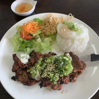 salted shredded pork & egg banh mi