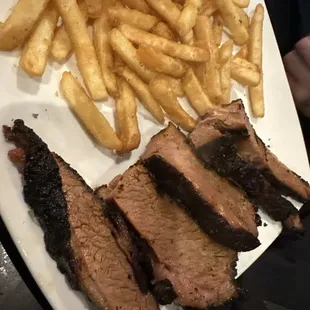 Brisket with fries