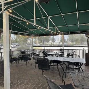 Outdoor covered patio.