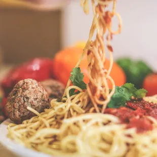 Spaghetti &amp; Meatballs...Pasta la vista baby!