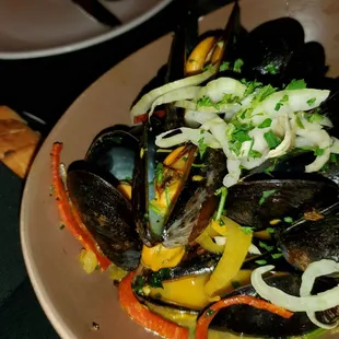 Braised Mussels