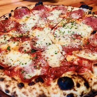 Spicy Salami Special Pizza