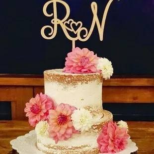 a wedding cake