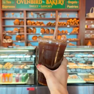 iced americano from heaven (made by Kodzobvi the barista)