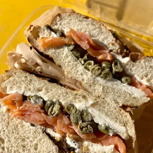 Lox Bagel with Everything Bagel