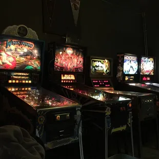 Pinball machines galore