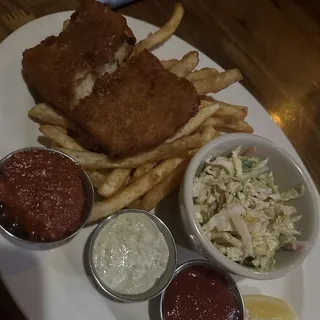 Panko Crusted Fish and Chips