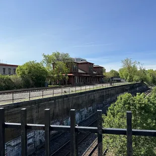 View from the river/bridge