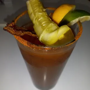 Yummy bloody Mary.