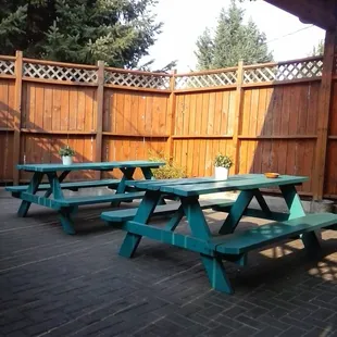 Great patio as well