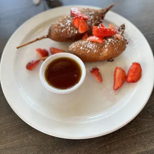 Golden Waffle Dogs