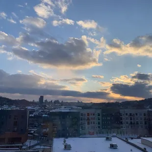 Winter view from inside