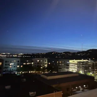 Rooftop views of the city