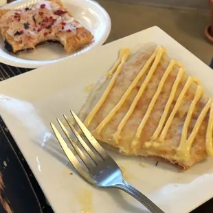 My favorite Spinach Bacon Swiss crepe