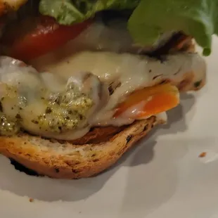 Close-up of Grilled Chicken Sandwich