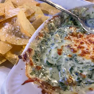 Spinach dip was amazing!  I&apos;d get it every time.