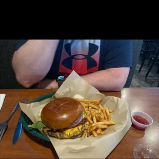 Huge burgers