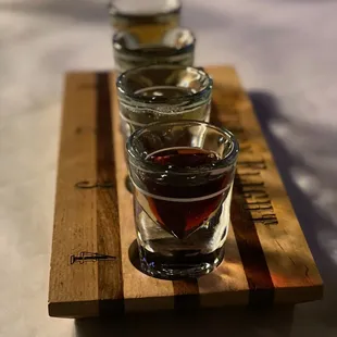 Bourbon flight