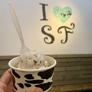 Espresso Oreo and Drumstick scoops.