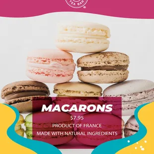 macarons stacked on top of each other