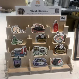 They sell stickers ig? they&apos;re so cute and thick