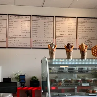 Menu board and display of goodness!